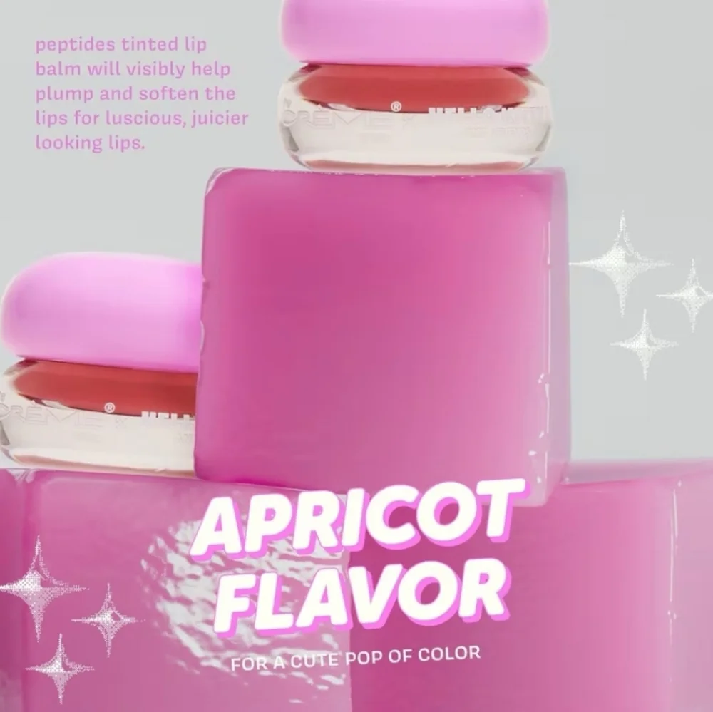 The Creme Shop × Hello Kitty Lip Gloss Jelly Tinted Peptide Apricot Sanrio NEW
